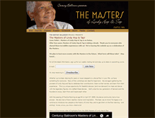 Tablet Screenshot of centurymasters.com